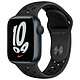 Apple Watch Nike Series 7 GPS Aluminium Minuit Bracelet Sport 41 mm Montre connectée - Aluminium - Étanche - GPS - Cardiofréquencemètre - Écran OLED Retina Always On - Wi-Fi 4 / Bluetooth 5.0 - watchOS 8 - Bracelet Sport 41 mm