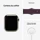 Acheter Apple Watch Series 7 GPS + Cellular Gold Stainless Cerise Noire Bracelet Sport 41 mm