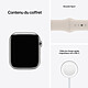Buy Apple Watch Series 7 GPS + Cellular Silver Stainless Stellar Light Sport Band 45 mm