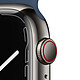 Avis Apple Watch Series 7 GPS + Cellular Graphite Stainless Bleu Abysse Bracelet Sport 45 mm