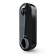 Video timbre Arlo sin cables - Negro Timbre inteligente con batería recargable, Wi-Fi, resistente al agua, vídeo HD con HDR, visión nocturna