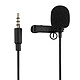 Joby Wavo Lav Mobile Lavalier microphone - Omnidirectional - 3.5 mm TRS/TRRS jack - Foam and fur cups - APN/Smartphone
