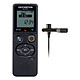 Olympus VN-541PC Kit Lavalier Registratore tascabile - Cancellazione del rumore - USB - 4 GB - Microfono a labbro incluso