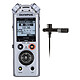 Olympus LS-P1 Lavalier Kit Dictaphone avec microphones stéréo directionnels à réduction de bruit - USB - 4 Go - Micro-cravate inclus