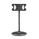 Livoo TES239 360° swivel stand for tablets or smartphones from 13 to 21 cm with integrated microphone and 5W speaker
