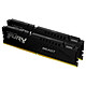 Kingston FURY Beast 32 Go (2 x 16 Go) DDR5 6400 MHz CL32 Kit Dual Channel 2 barrettes de RAM DDR5 PC5-51200 - KF564C32BBK2-32