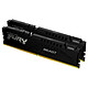 Kingston FURY Beast 32 GB (2 x 16 GB) DDR5 6000 MHz CL36 Dual Channel Kit 2 PC5-48000 DDR5 RAM Sticks -KF560C36BBEK2-32 - For AMD