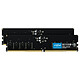 Crucial DDR5 32 Go  (2 x 16 Go) 4800 MHz CL40 Kit Dual Channel 2 barrettes de RAM DDR5 PC5-38400 - CT2K16G48C40U5