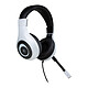 BIGBEN 3.5mm wired PC headset with microphone - White 3.5mm wired closed-back headphones with microphone