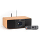 Sangean REVERY R6 Noyer Micro-chaîne stéréo 2 x 7 Watts - Radio Internet/FM/DAB+ - Lecteur CD - Wi-Fi/Bluetooth/NFC - Réveil - AUX/USB