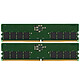 Kingston ValueRAM 16 (2 x 8 Go) DDR5 4800 MHz CL40 1Rx16 Kit Dual Channel 2 barrettes de RAM DDR5 PC5-38400 - KVR48U40BS6K2-16 - Article jamais utilisé