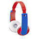 JVC HA-KD7 Blue/Red On-ear children's headphones, volume limited