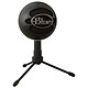 Blue Microphones Snowball iCE Noir Microphone à électrets - Directivité cardioïde - USB - Certifié Skype - pour enregistrement, streaming, podcast, gaming - compatible PC et MAC