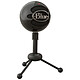 Blue Microphones Snowball Noir Microphone électrostatique - directivité cardioïde ou omnidirectionnel - USB - pour enregistrement, streaming, podcast, gaming - compatible PC et MAC