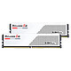 G.Skill RipJaws S5 32 Go (2 x 16 Go) DDR5 5200 MHz CL40 - Blanc Kit Dual Channel 2 barrettes de RAM DDR5 PC5-34100 - F5-5200U4040A16GX2-RS5W