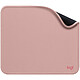 Logitech Mouse Pad Studio Series (Pink) Mousepad - soft - rubber base - Spill-resistant - anti-fray edges - standard size (230 x 200 x 2 mm)