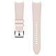 Samsung Hybrid Leather Galaxy Watch 4 Classic 130 mm Rose Bracelet en cuir pour Samsung Galaxy Watch 4 Classic