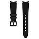 Samsung Hybrid Leather Galaxy Watch 4 Classic 130 mm Noir Bracelet en cuir pour Samsung Galaxy Watch 4 Classic