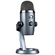 Blue Microphones Yeti Nano Grey Microphone 2 lectrostatic capsules - multiple directionality - USB - headphone output