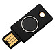 Yubico YubiKey Bio - FIDO Edition Biometric hardware security key on USB port