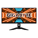 Gigabyte 34" LED - M34WQ · Occasion 3440 x 1440 pixels - 1 ms (MPRT) - 21/9 - Dalle IPS - HDR400 - 144 Hz - FreeSync Premium - HDMI/DisplayPort/USB-C - Hub USB 3.0 - KVM - Hauteur ajustable - Noir - Article utilisé