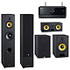 Yamaha RX-V4A Noir + Davis Acoustics Pack Mia 60 5.0 Noir Ampli-tuner Home Cinema 5.2 - 80W/canal - Tuner FM/DAB - HDMI 8K - 4K/120Hz - HDR10+ - Wi-Fi/Bluetooth/AirPlay 2 - Multiroom + Pack d'enceintes 5.0