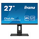 iiyama 27" LED - ProLite XUB2793HSU-B4 1920 x 1080 pixels - 4 ms (gris à gris) - 16/9 - Dalle IPS - 75 Hz - FreeSync - DisplayPort/VGA/HDMI - Hub USB 3.0 - Pivot - Noir
