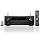 Denon AVR-X1700H DAB Noir Ampli-tuner Home Cinema 7.2 - 80W/canal - Dolby Atmos/DTS:X - Tuner DAB+ - HDMI 8K - Upscalling 8K - HDR - Wi-Fi/Bluetooth - AirPlay 2 - Multiroom