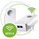 Devolo Magic 2 Wi-Fi 6 - Starter kit Confezione di 2 adattatori powerline 2400 Mbps e dual-band AC2400 Wi-Fi (N600 + AC1740) MESH con 2 porte Gigabit Ethernet