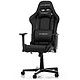 DXRacer Prince P08 (black) PU leather gaming chair with 135° reclining backrest and 3D armrests (up to 150 kg)