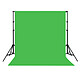 Starblitz Chromakey Kit 3x3 Fond vert 300 x 300 cm portable et démontable avec sac de transport