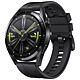 Huawei Watch GT 3 Active (46 mm / Fluoroélastomère / Noir) Montre connectée - étanche 50 m - GPS/GLONASS - cardiofréquencemètre - écran 1.43" AMOLED 466 x 466 pixels - 4 Go - Bluetooth 5.2 - Harmony OS 2.0