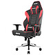 AKRacing Master MAX (black/red) Pleather gaming chair with 180° adjustable backrest and 4D armrests (up to 180 kg)