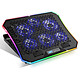 Spirit of Gamer Airblade 1200 RGB Refroidisseur pour ordinateur portable 17" avec 6 ventilateurs et rétroéclairage RGB 10 modes