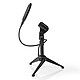 Nedis Table stand for microphones Microphone table tripod  with pop filter