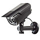 Nedis Camera Factice Solaire Caméra factice extérieure avec LED clignotante et panneau solaire