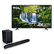 TCL 43P611 + TS6110 TV LED 4K UHD de 43" (109 cm) - HDR - Wi-Fi - Sonido 2.0 de 16 W + barra de sonido 2.1 de 240 W con subwoofer inalámbrico