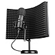 Trust Gaming GXT 259 Rudox USB microphone for high quality streaming and sound recording - cardioid pick-up pattern - reflection filter