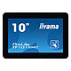 iiyama 10" LED - ProLite TF1015MC-B2 Touch screen interattivo 1280 x 800 16:9 - MVA - 1300:1 - 25 ms - Ritratto/paesaggio - HDMI/DisplayPort/RJ45 - Nero