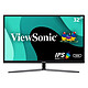 ViewSonic 31.5" LED - VX3211-2K-mhd 2560 x 1440 pixel - 3 ms (scala di grigi) - Widescreen 16:9 - Pannello IPS - DisplayPort - HDMI - Nero