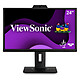 ViewSonic 23.8" LED - VG2440V 1920 x 1080 pixels - 5 ms (gris à gris) - Format 16/9 - Dalle IPS - HDMI/VGA/DisplayPort - Hub USB - Webcam - Pivot - Noir