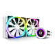 NZXT Kraken Z63 RGB (white) All-in-One 280mm liquid cooler for CPU with 2.36" LCD Screen