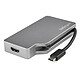 StarTech.com CDPVDHDMDPSG Adattatore da USB-C a HDMI / VGA / DVI / Mini DisplayPort (compatibile con 4K @60 Hz)