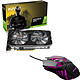KFA2 GeForce GTX 1660 Ti (1-Click OC) + KFA2 Gaming Slider 02 NVIDIA GeForce GTX 1660 Ti graphics card + Gaming mouse - wired - right-handed - 3200 dpi optical sensor - 6 buttons