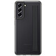 Review Samsung Galaxy S21 FE Clear Slim Strap Cover Dark Grey 
