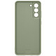 Samsung Coque Silicone Vert Olive Galaxy S21 FE pas cher