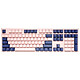 Ducky Channel One 3 Fuji (Cherry MX Blue) High-end keyboard - blue mechanical switches (Cherry MX Blue switches) - hot-swappable switches - PBT keys - AZERTY, French