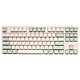 Ducky Channel One 3 Matcha TKL (Cherry MX Silent Red) High-end keyboard - compact TKL format - red mechanical switches (Cherry MX Silent Red switches) - hot-swappable switches - PBT keys - AZERTY, French