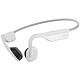 Shokz OpenMove (Bianco) Cuffie a conduzione ossea senza fili - design aperto - Bluetooth 5.1 - microfono con cancellazione del rumore - certificazione IP55