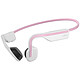 Shokz OpenMove (Pink) Wireless bone conduction headphones - open design - Bluetooth 5.1 - noise-cancelling microphone - IP55 certification